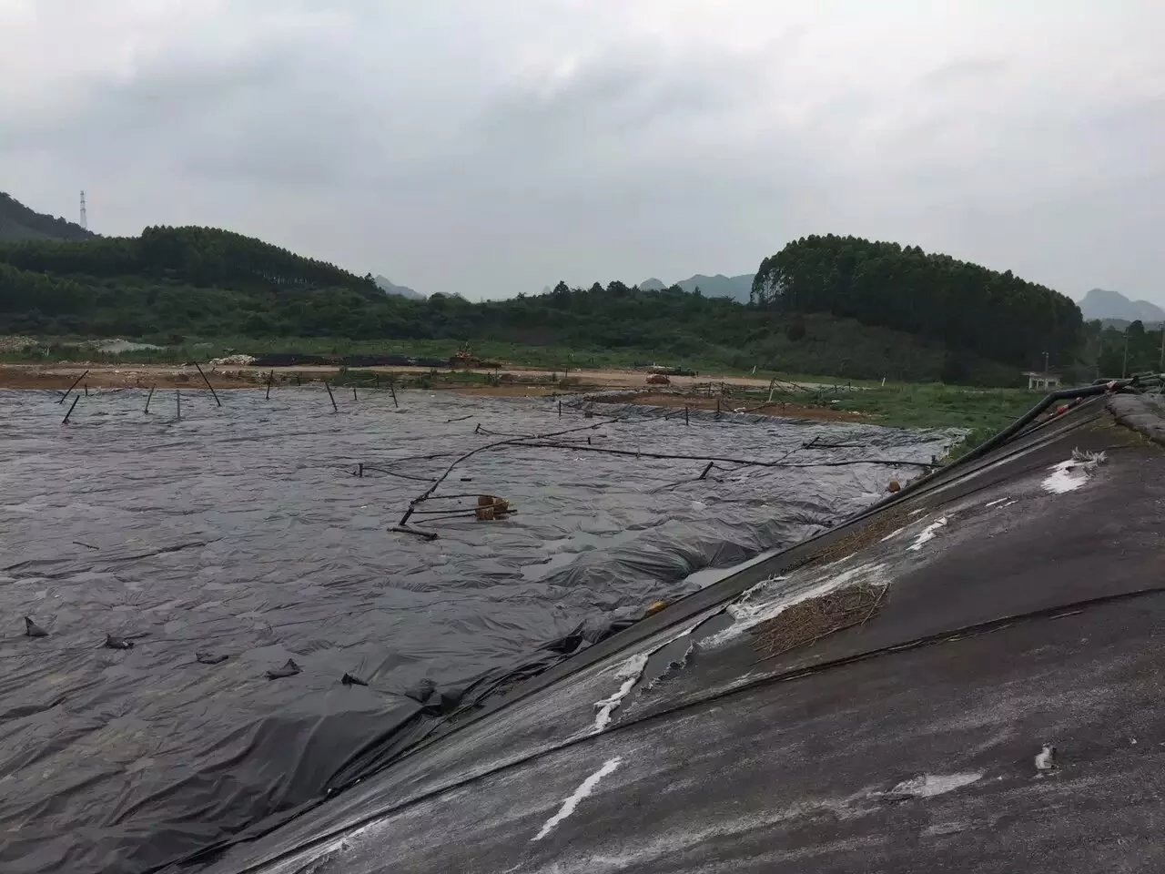 柳州立沖溝城市垃圾填埋場(chǎng)覆蓋工程